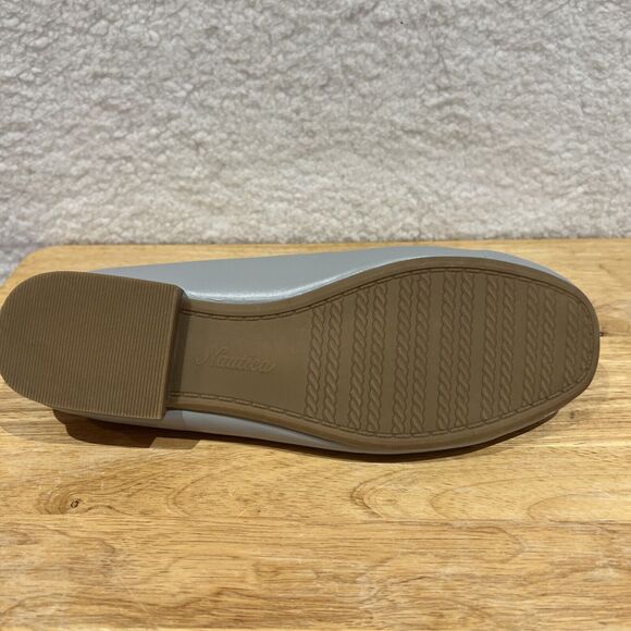 Nautica Balletcore Flats w/ Bow Women's Sz 9 Shoes Dusty Blue Gray Classiccore - Picture 14 of 16